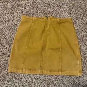 FP Movement by Free People Mustard Mini Skirt